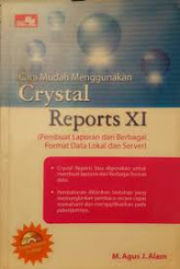 Image of cara mudah menggunakan crystal reports xi