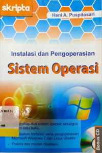 instalasi dan pengoperasian sistem operasi
