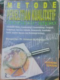 metode penelitian kualitatif perspektif mikro