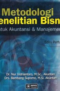 metodologi penelitian bisnis: untuk akuntansi & manajemen