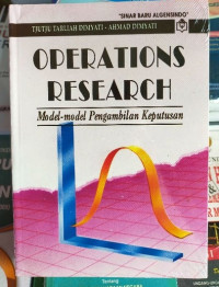 operations research: model-model pengambilan keputusan