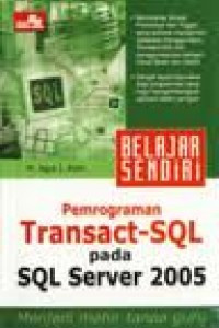 Image of pemrograman transact-sql pada sql server 2005